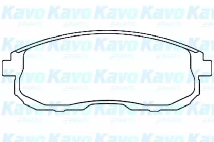 Комплект тормозных колодок KAVO PARTS BP-6566