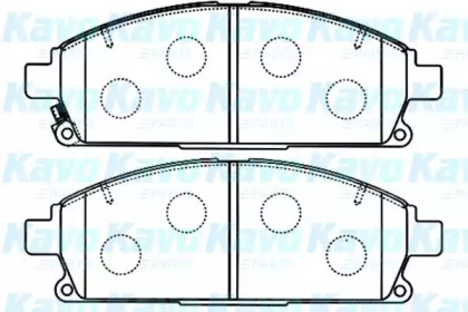 Комплект тормозных колодок KAVO PARTS BP-6568