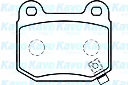 Комплект тормозных колодок KAVO PARTS BP-6574