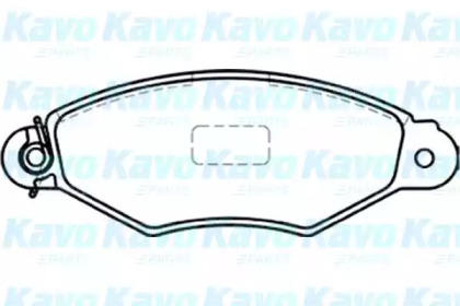 Комплект тормозных колодок KAVO PARTS BP-6577