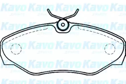 Комплект тормозных колодок KAVO PARTS BP-6579