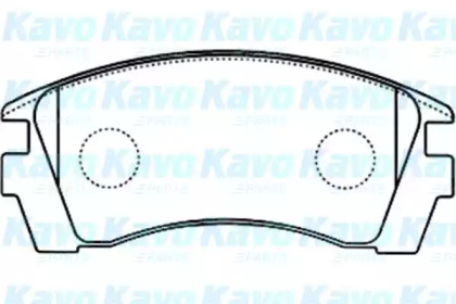 Комплект тормозных колодок KAVO PARTS BP-6592