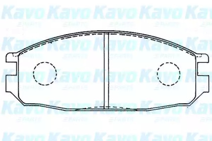 Комплект тормозных колодок KAVO PARTS BP-6596