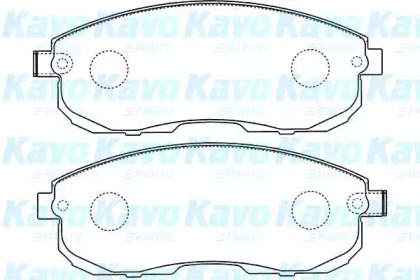 Комплект тормозных колодок KAVO PARTS BP-6602