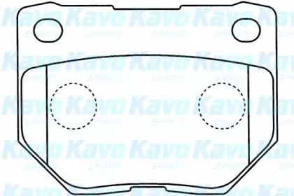 Комплект тормозных колодок KAVO PARTS BP-6603