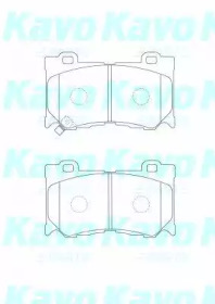 Комплект тормозных колодок KAVO PARTS BP-6606