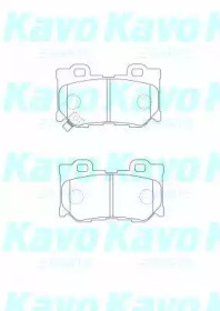 Комплект тормозных колодок KAVO PARTS BP-6607