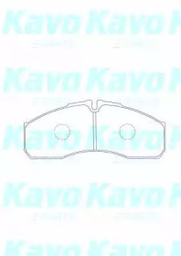 Комплект тормозных колодок KAVO PARTS BP-6615