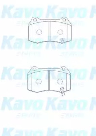 Комплект тормозных колодок KAVO PARTS BP-6622