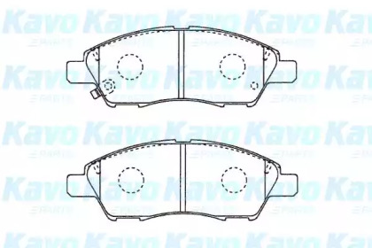 Комплект тормозных колодок KAVO PARTS BP-6626