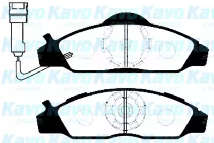 Комплект тормозных колодок KAVO PARTS BP-7500