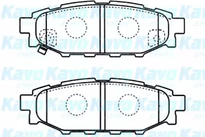 Комплект тормозных колодок KAVO PARTS BP-8021