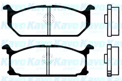 Комплект тормозных колодок KAVO PARTS BP-8502