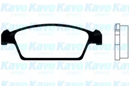 Комплект тормозных колодок KAVO PARTS BP-8508