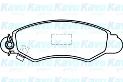 Комплект тормозных колодок KAVO PARTS BP-8520