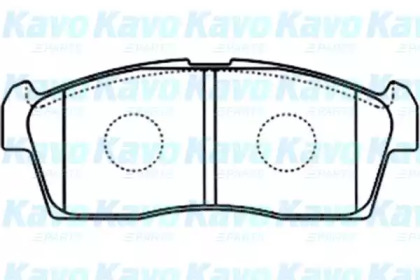 Комплект тормозных колодок KAVO PARTS BP-8524