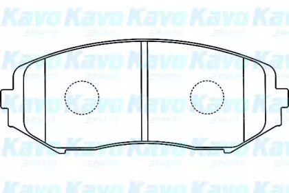 Комплект тормозных колодок KAVO PARTS BP-8528