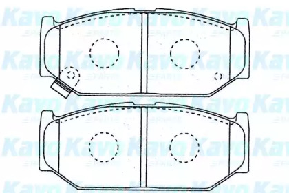 Комплект тормозных колодок KAVO PARTS BP-8531