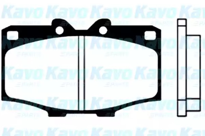 Комплект тормозных колодок KAVO PARTS BP-9000