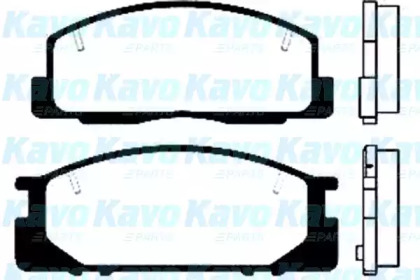 Комплект тормозных колодок KAVO PARTS BP-9014