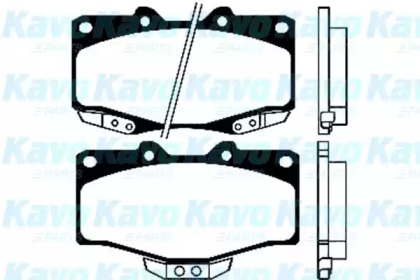 Комплект тормозных колодок KAVO PARTS BP-9025