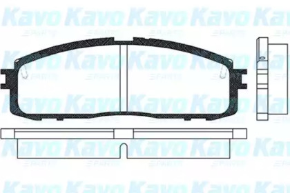 Комплект тормозных колодок KAVO PARTS BP-9048