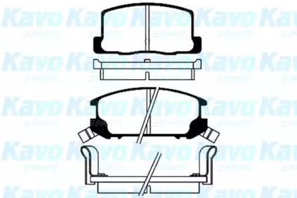 Комплект тормозных колодок KAVO PARTS BP-9049