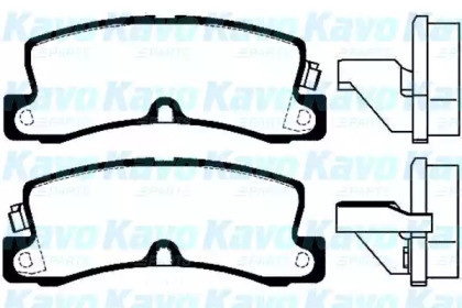 Комплект тормозных колодок KAVO PARTS BP-9050