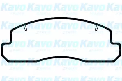 Комплект тормозных колодок KAVO PARTS BP-9065