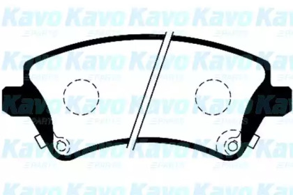 Комплект тормозных колодок KAVO PARTS BP-9068