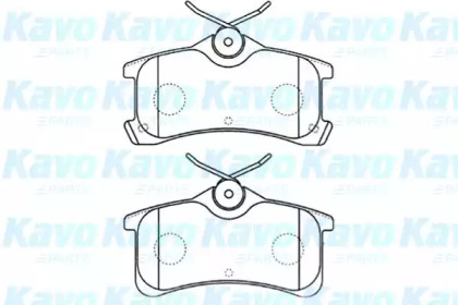 Комплект тормозных колодок KAVO PARTS BP-9081