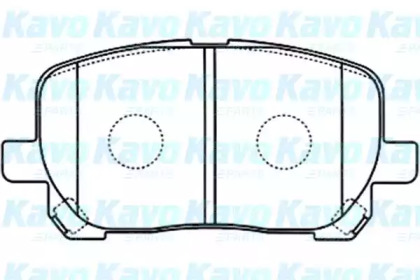 Комплект тормозных колодок KAVO PARTS BP-9087