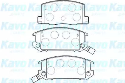 Комплект тормозных колодок KAVO PARTS BP-9093