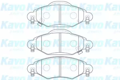 Комплект тормозных колодок KAVO PARTS BP-9096