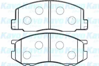 Комплект тормозных колодок KAVO PARTS BP-9098