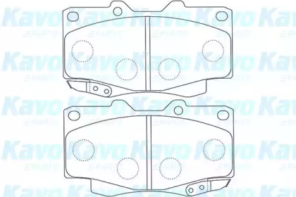 Комплект тормозных колодок KAVO PARTS BP-9117