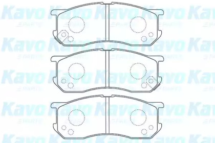 Комплект тормозных колодок KAVO PARTS BP-9119