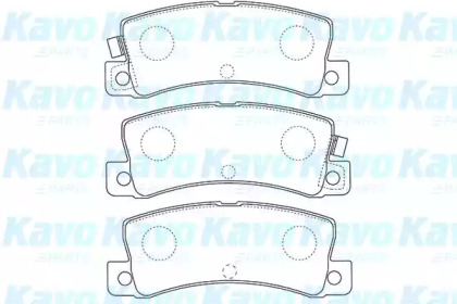 Комплект тормозных колодок KAVO PARTS BP-9124