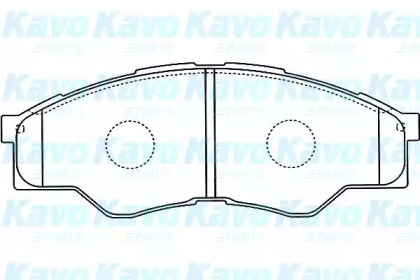 Комплект тормозных колодок KAVO PARTS BP-9126