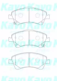 Комплект тормозных колодок KAVO PARTS BP-9128