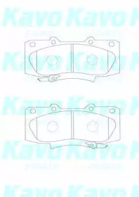 Комплект тормозных колодок KAVO PARTS BP-9139