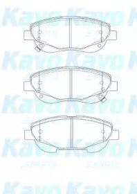 Комплект тормозных колодок KAVO PARTS BP-9146