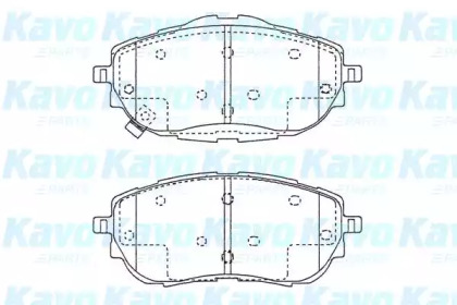 Комплект тормозных колодок KAVO PARTS BP-9150