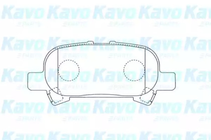 Комплект тормозных колодок KAVO PARTS BP-9155