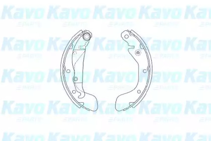 Комлект тормозных накладок KAVO PARTS BS-1405