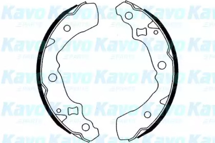 Комлект тормозных накладок KAVO PARTS BS-1917