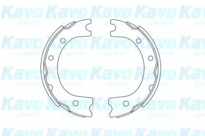 Комлект тормозных накладок KAVO PARTS BS-1924