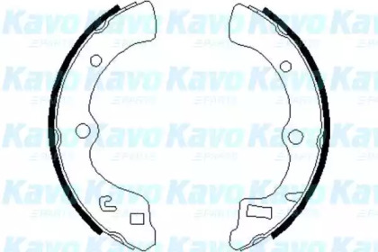 Комлект тормозных накладок KAVO PARTS BS-2902