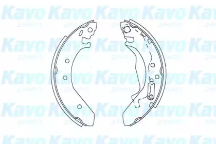 Комлект тормозных накладок KAVO PARTS BS-2905