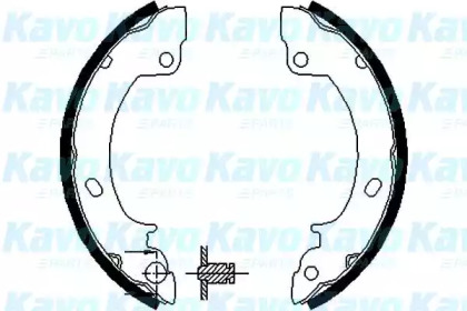 Комлект тормозных накладок KAVO PARTS BS-3411